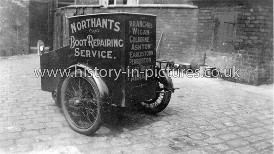 Boot Repairing Service Cart, Northamptonshire. c.1930's